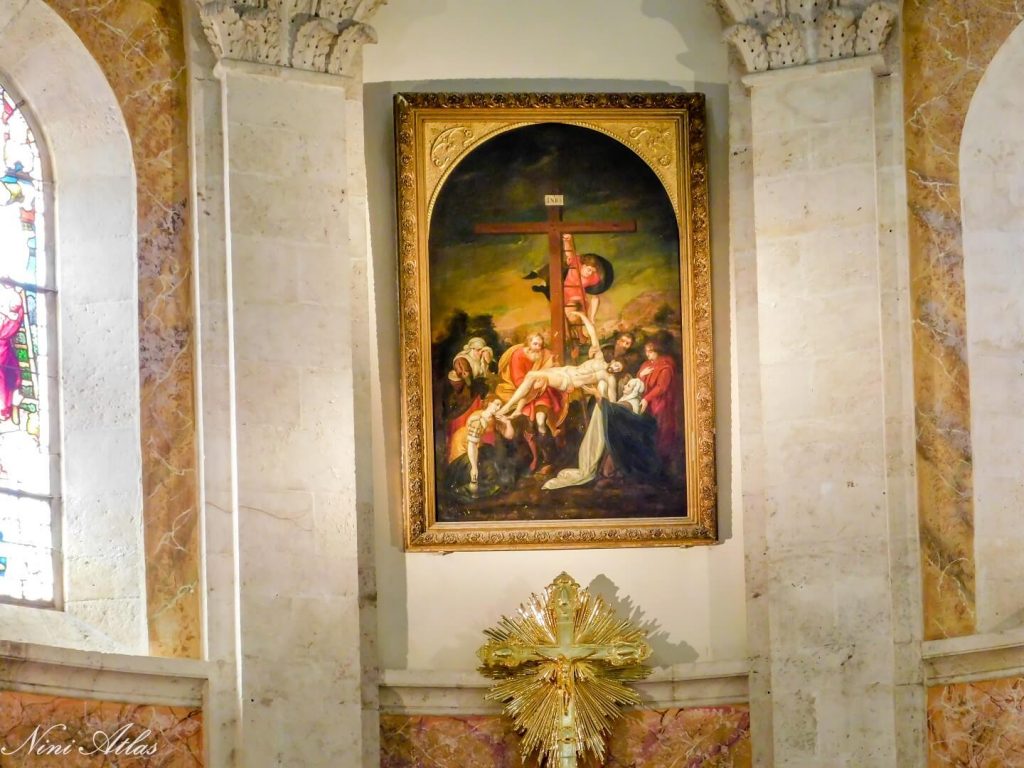 ציור של טיציאן בכנסייה הפרנצ'סקנית
