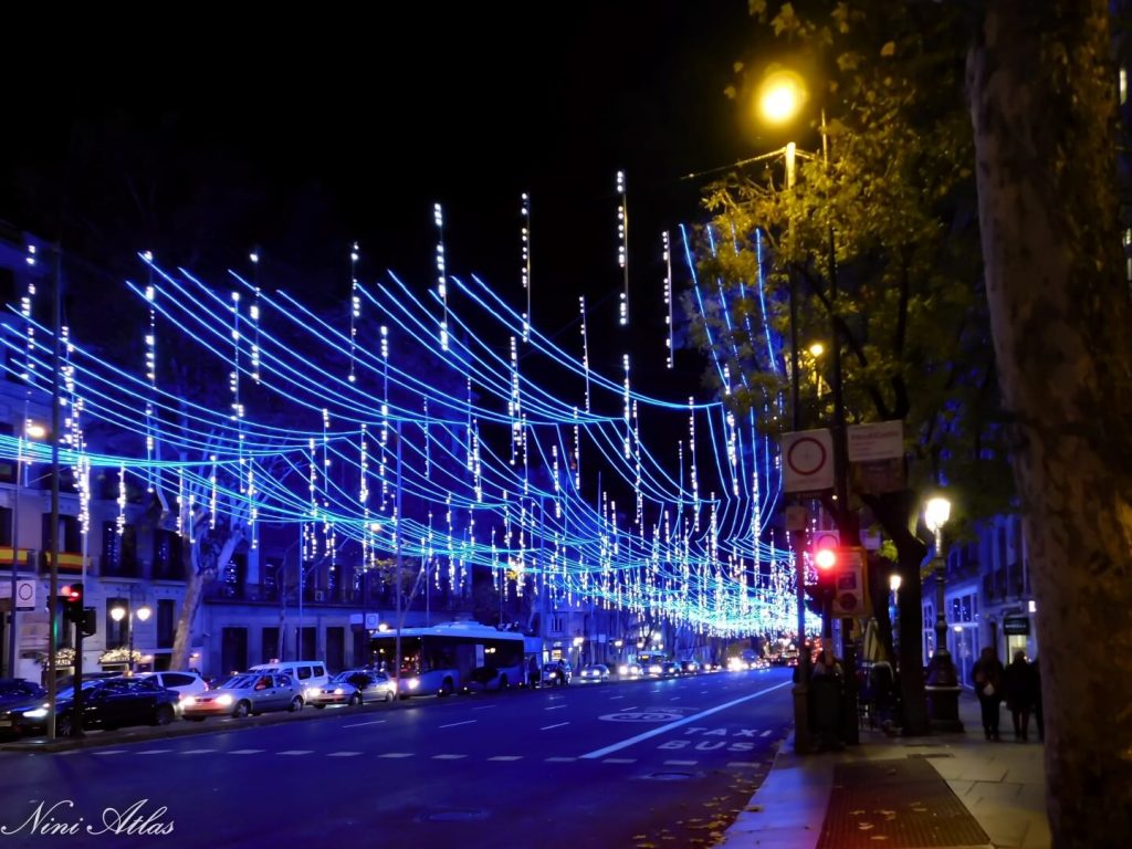 אורות ברחובות מדריד