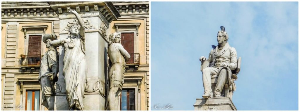 Catania Sicily Piazza Stesicoro Bellini Monument