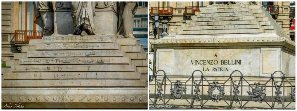 Catania Sicily Piazza Stesicoro Bellini Monument