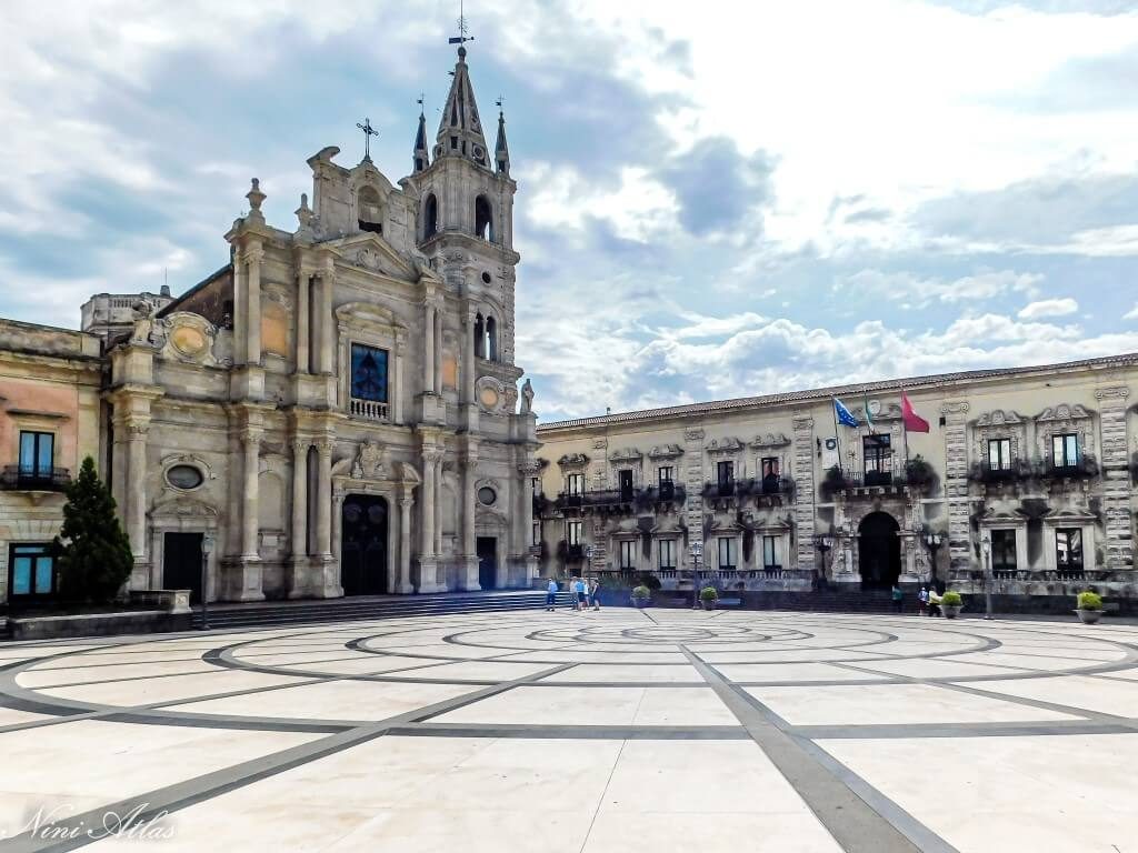 Acireale in Sicily Duomo Square