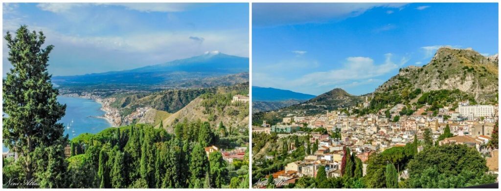 Taormina, Sicily, Greek Amphitheater Landscapes and sights