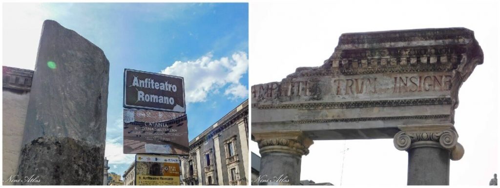Catania Sicily Piazza Stesicoro Roman Amphitheater