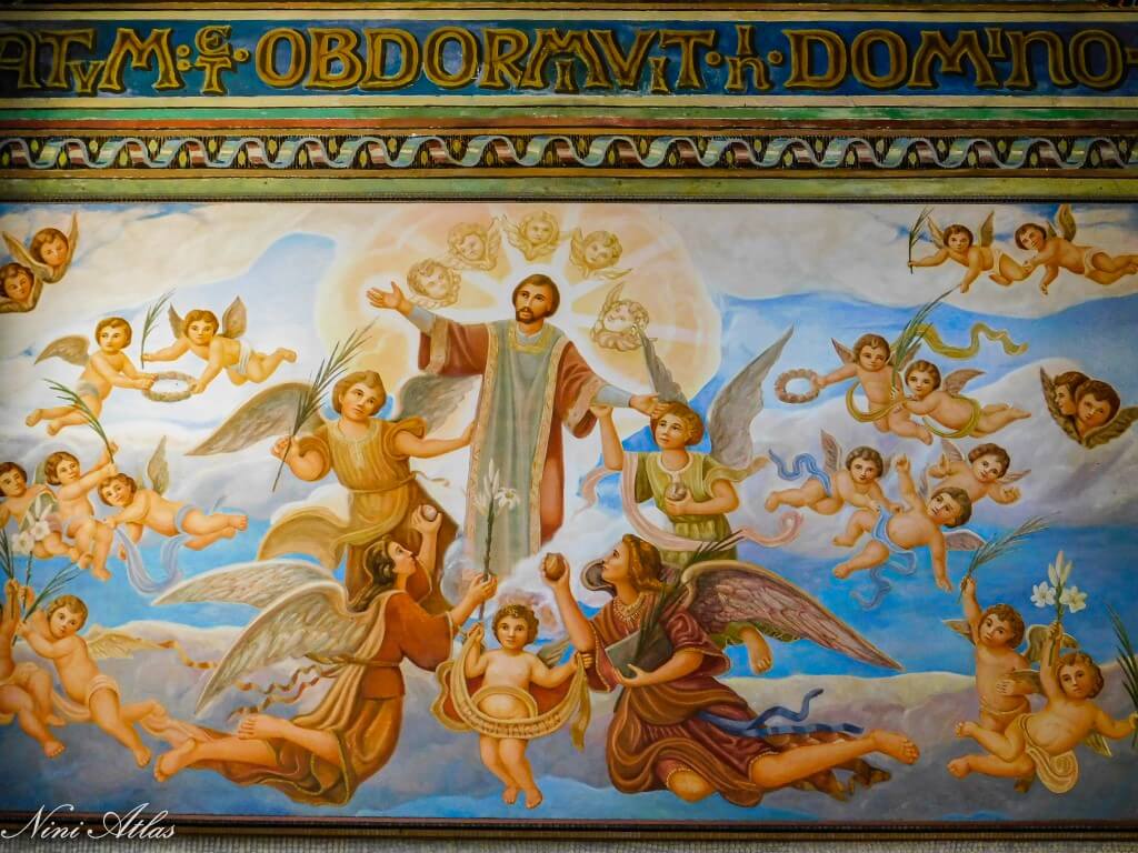ציורי הקיר בכנסיית סן סטפנוס בית ג'אמל