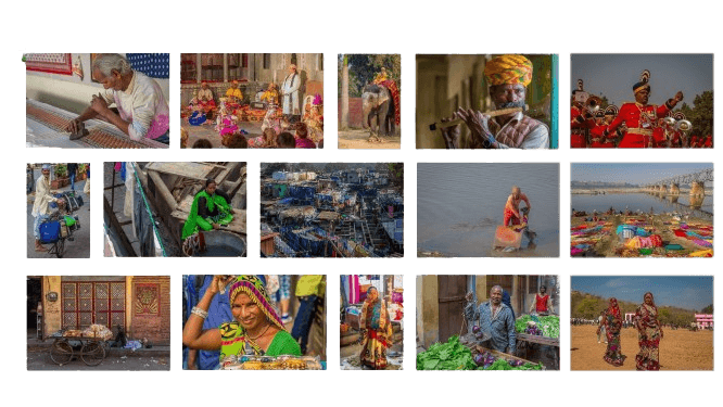 סדרת תמונות חיים ציבוריים הודו